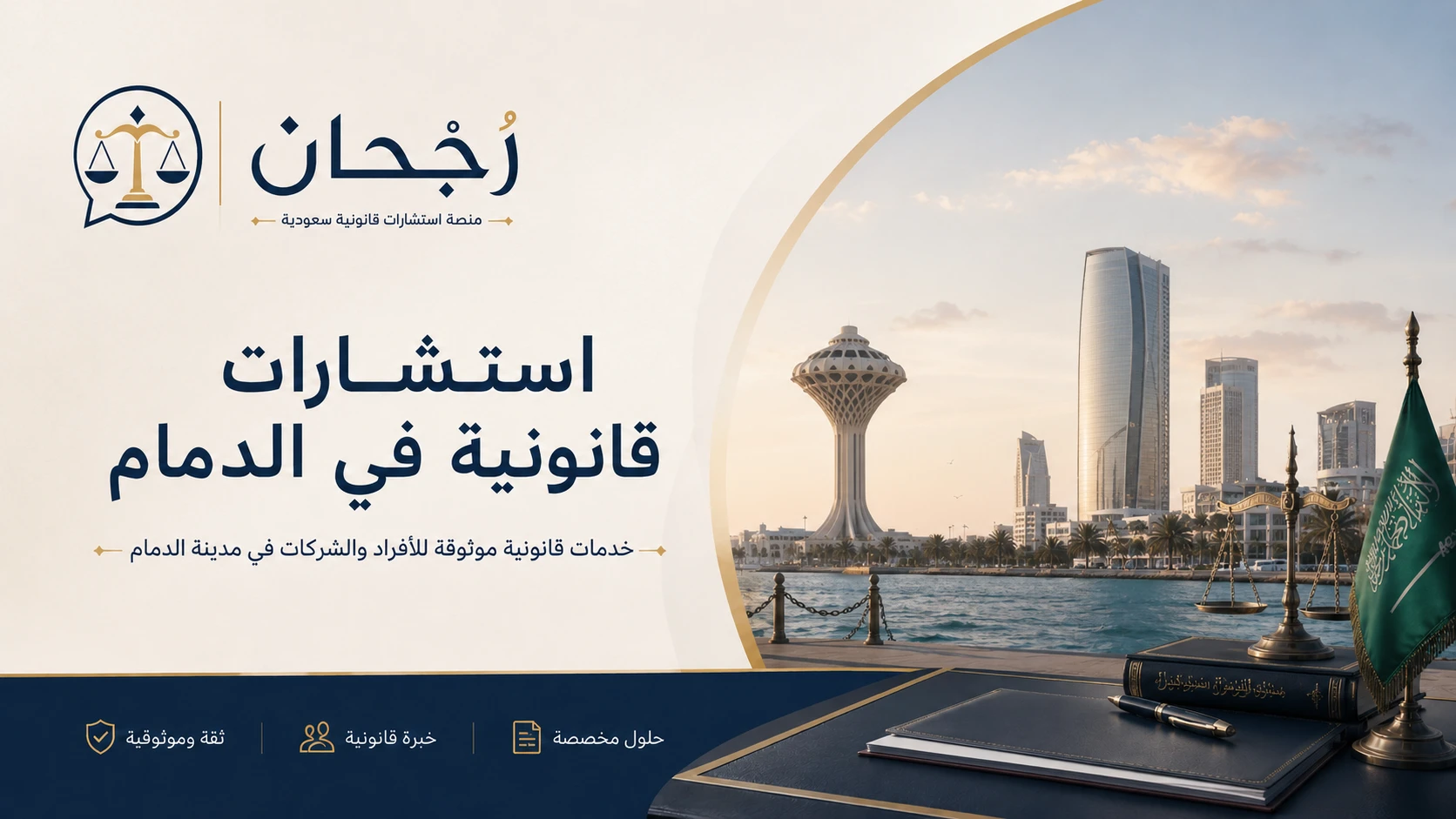 صورة غلاف لصفحة الاستشارات القانونية في الدمام