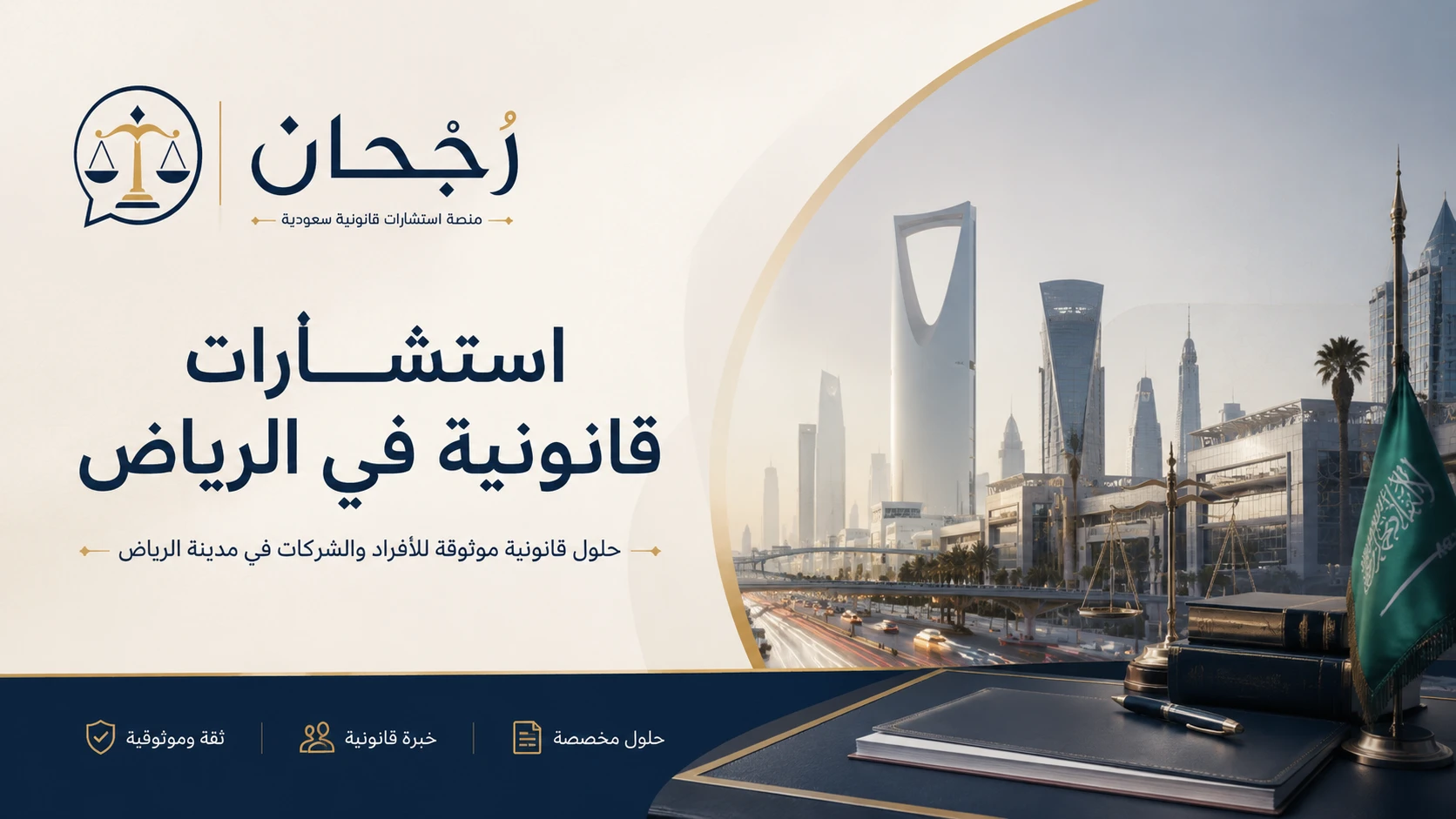 صورة غلاف لصفحة الاستشارات القانونية في الرياض