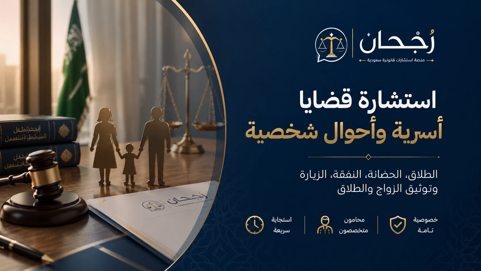 غلاف صفحة استشارات قانونية في الأحوال الشخصية