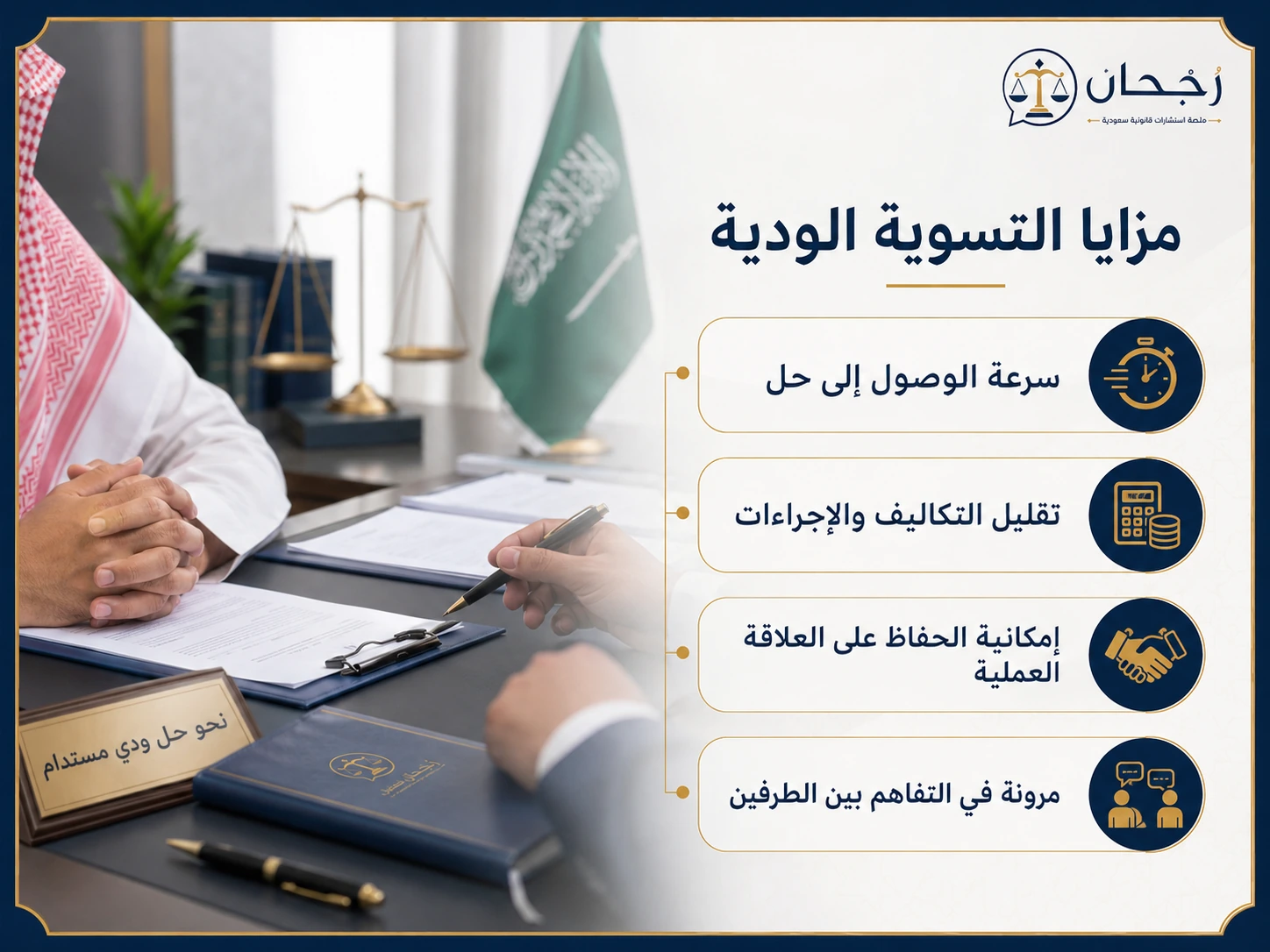 خطوات التسوية الودية للخلافات العمالية