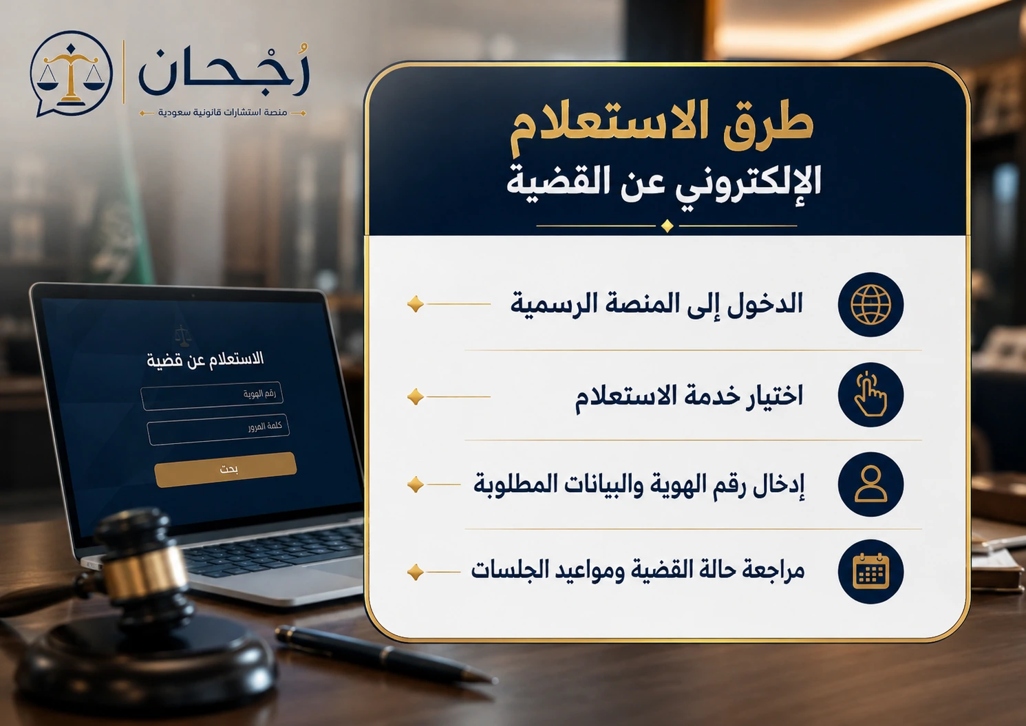 غلاف الاستعلام عن قضية برقم الهوية