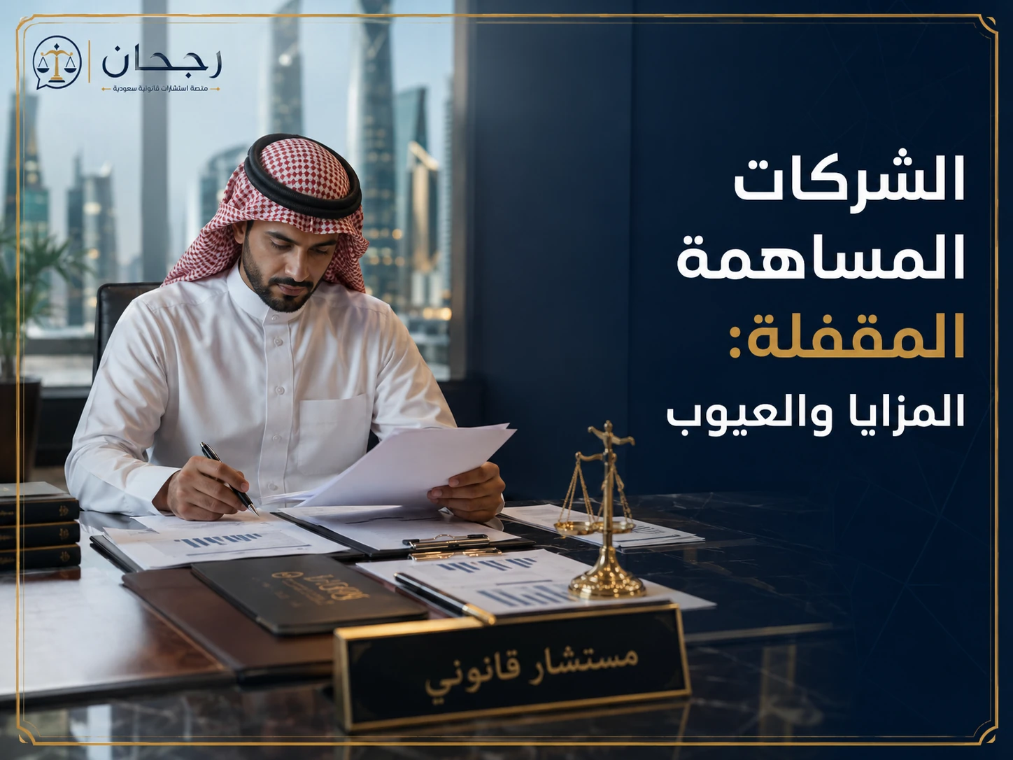 صورة غلاف عن مزايا وعيوب الشركات المساهمة المقفلة