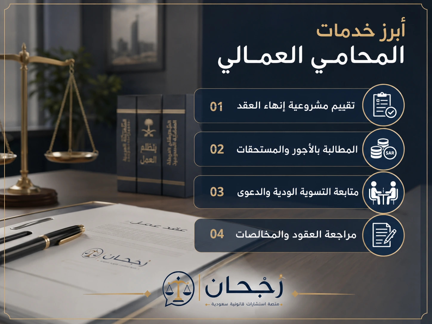 أبرز خدمات المحامي العمالي
