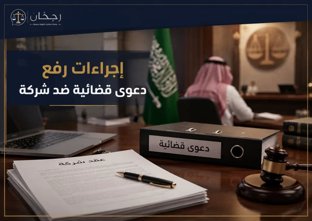 غلاف عن إجراءات رفع دعوى قضائية ضد شركة