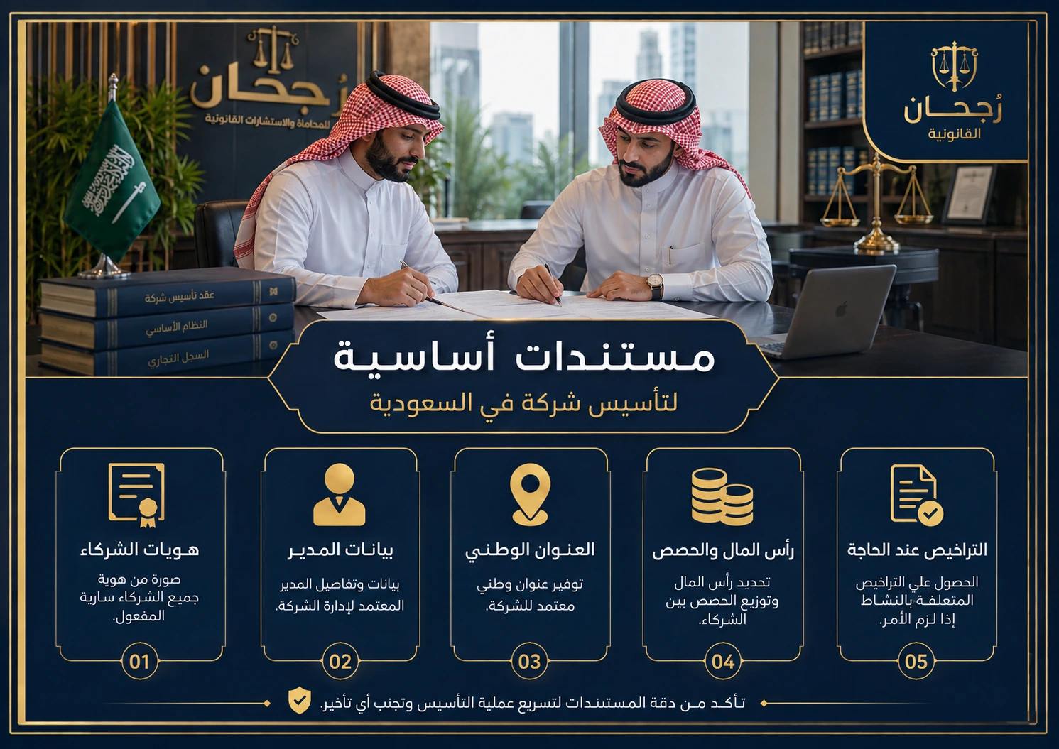 إنفوجرافكس يوضح ما بعد إصدار السجل التجاري للشركة ذات المسؤولية المحدودة