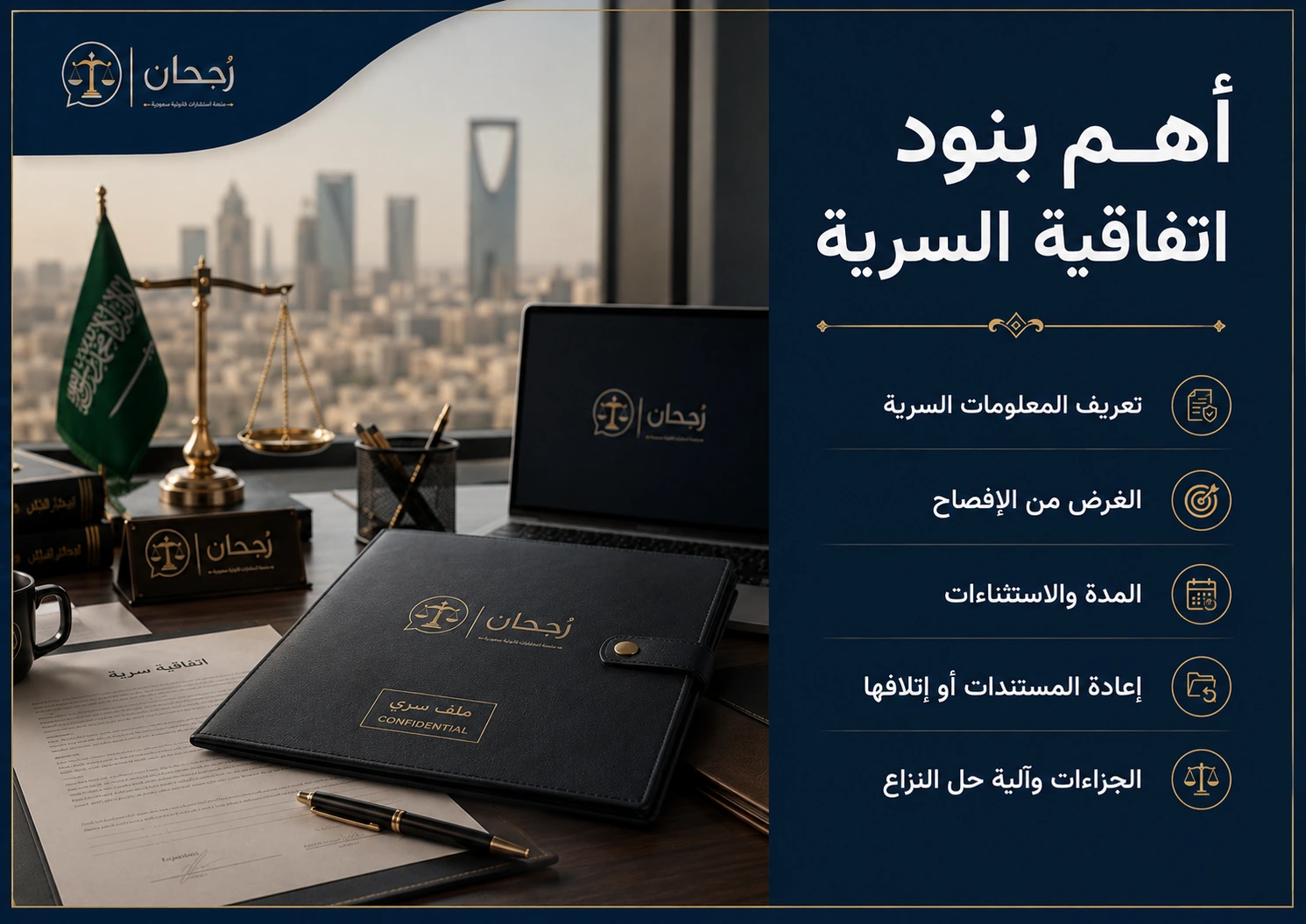 إنفوجرافكس يوضح أهم بنود اتفاقية عدم الإفشاء