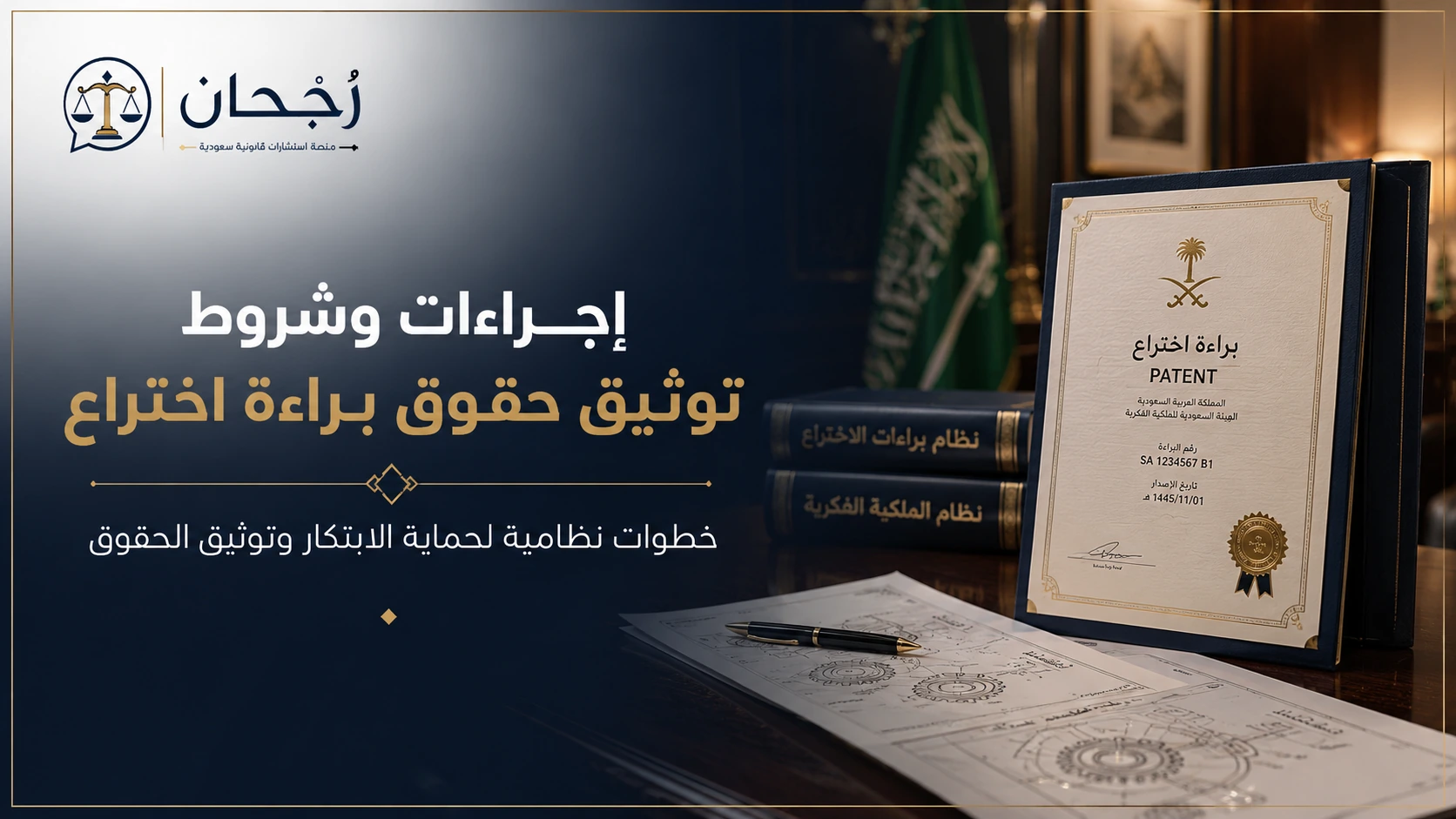 غلاف مقال إجراءات وشروط توثيق حقوق براءة اختراع