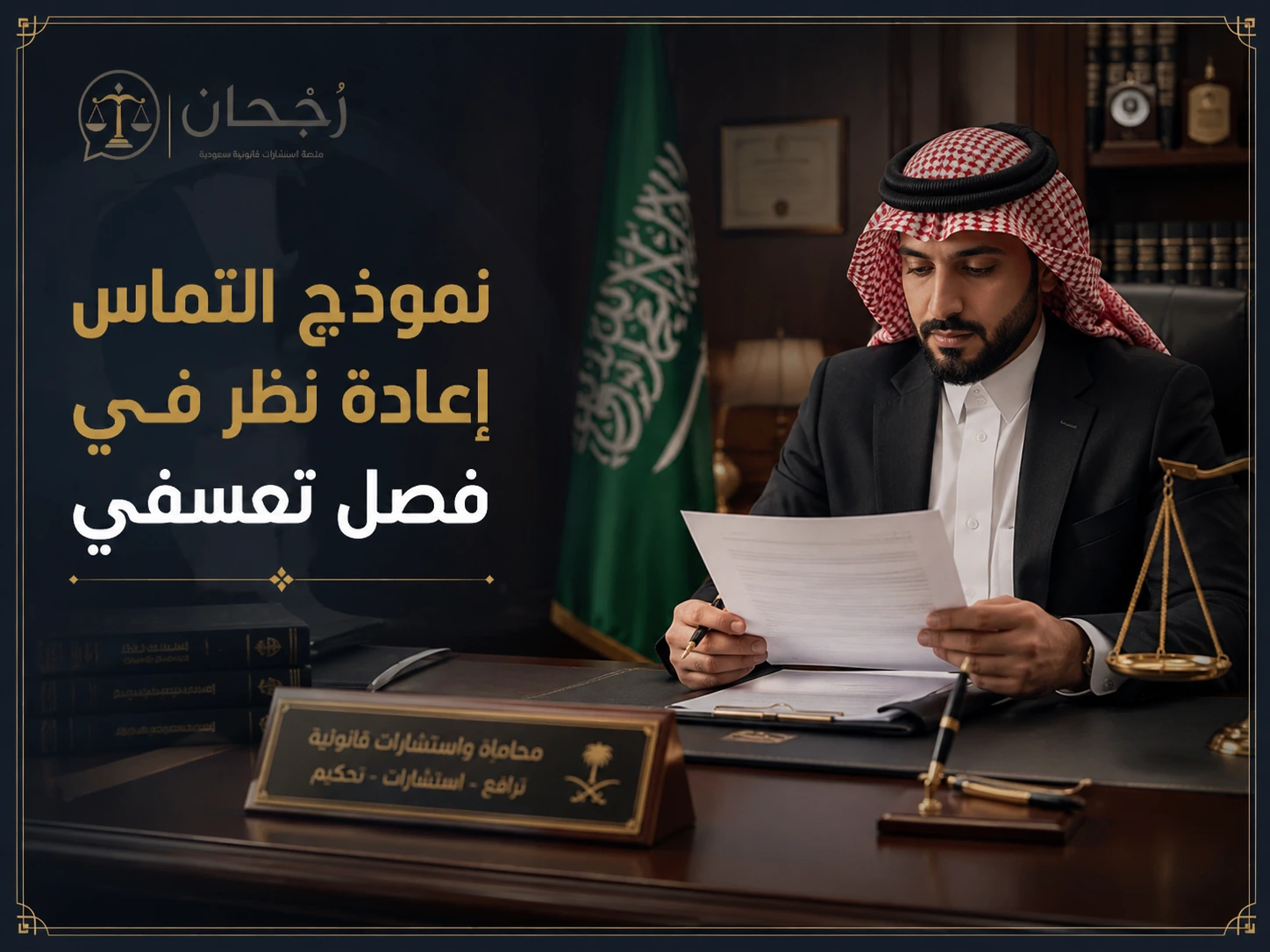 غلاف مقال نموذج التماس إعادة نظر في فصل تعسفي