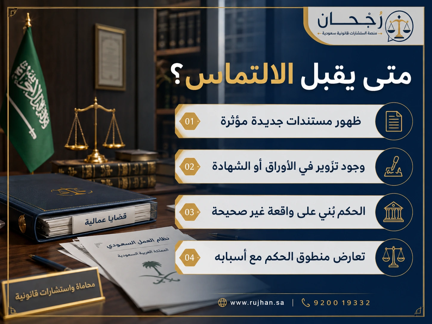 متى يقبل الالتماس