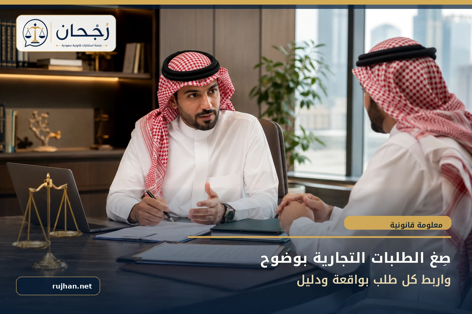 صياغة الطلبات التجارية بوضوح