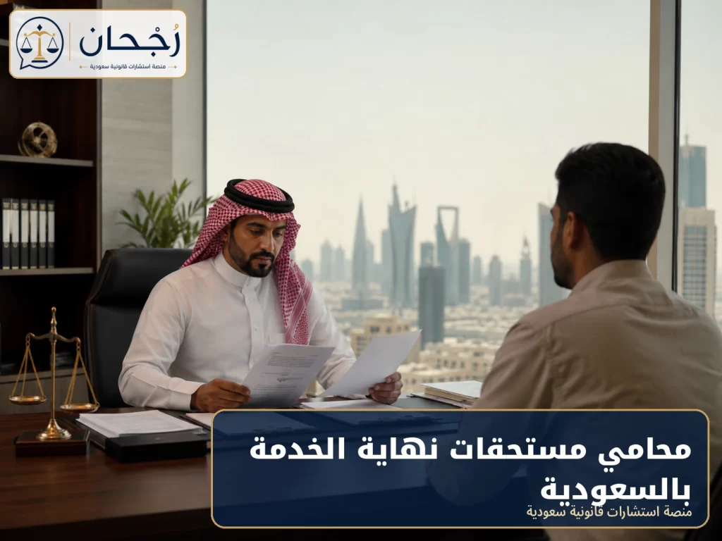 محامي مستحقات نهاية الخدمة بالسعودية - رُجحان للاستشارات القانونية