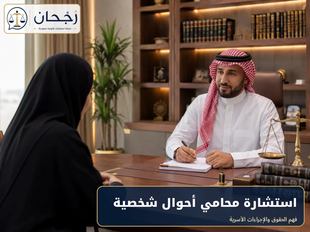 استشارة محامي أحوال شخصية - رُجحان للاستشارات القانونية
