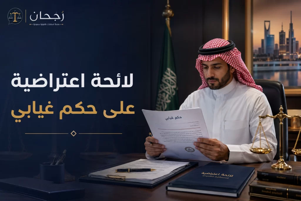 لائحة اعتراضية على حكم غيابي - رُجحان للاستشارات القانونية
