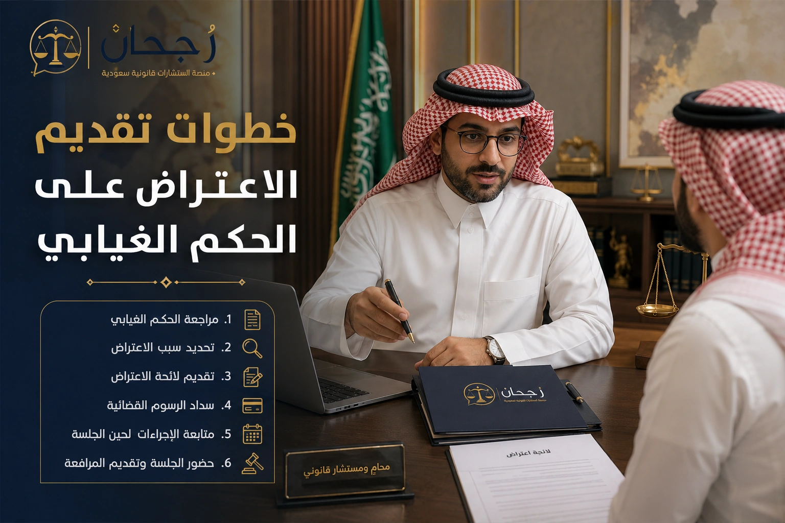 خطوات الاعتراض على الحكم الغيابي