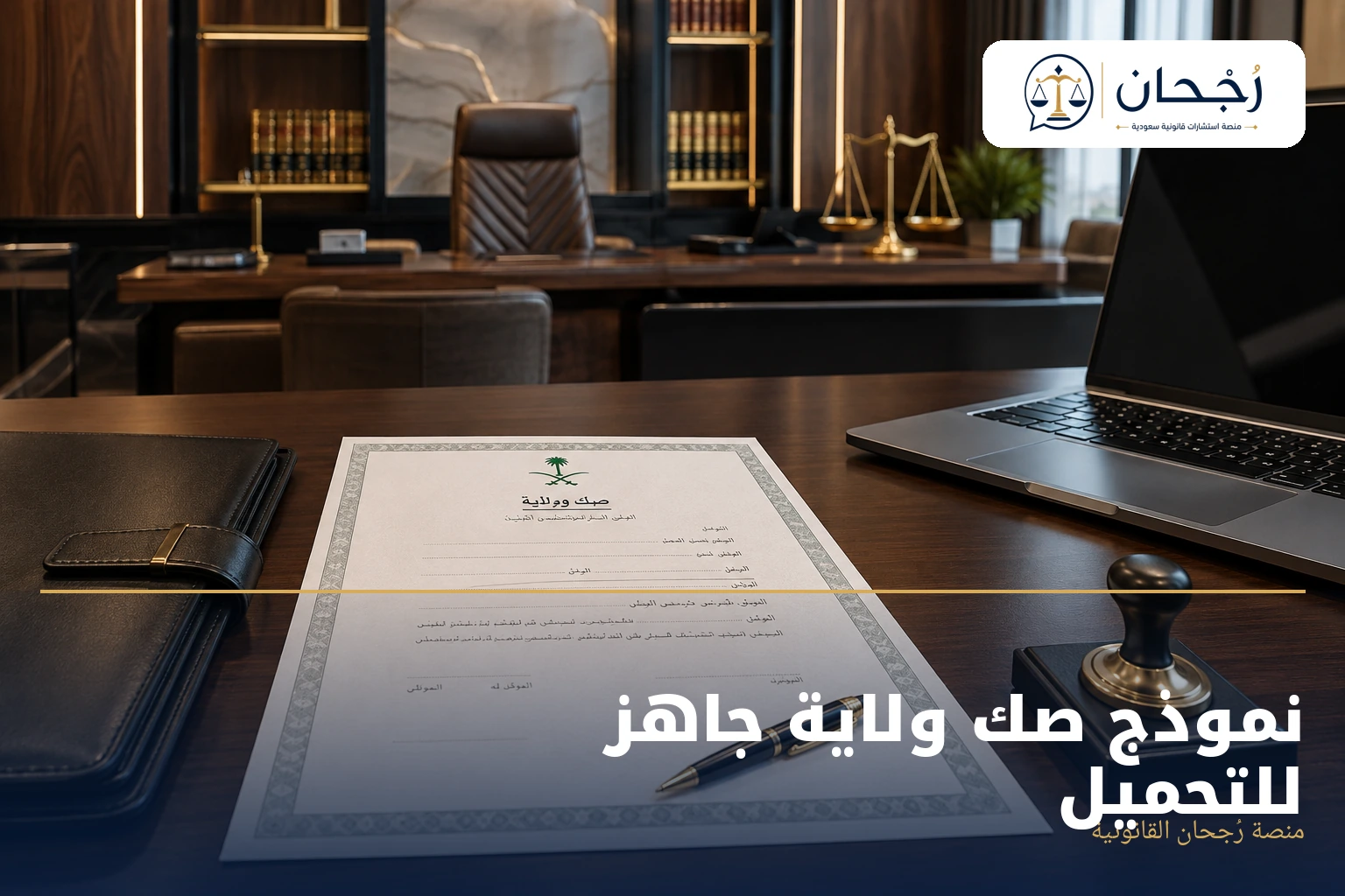 نموذج صك ولاية جاهز للتحميل