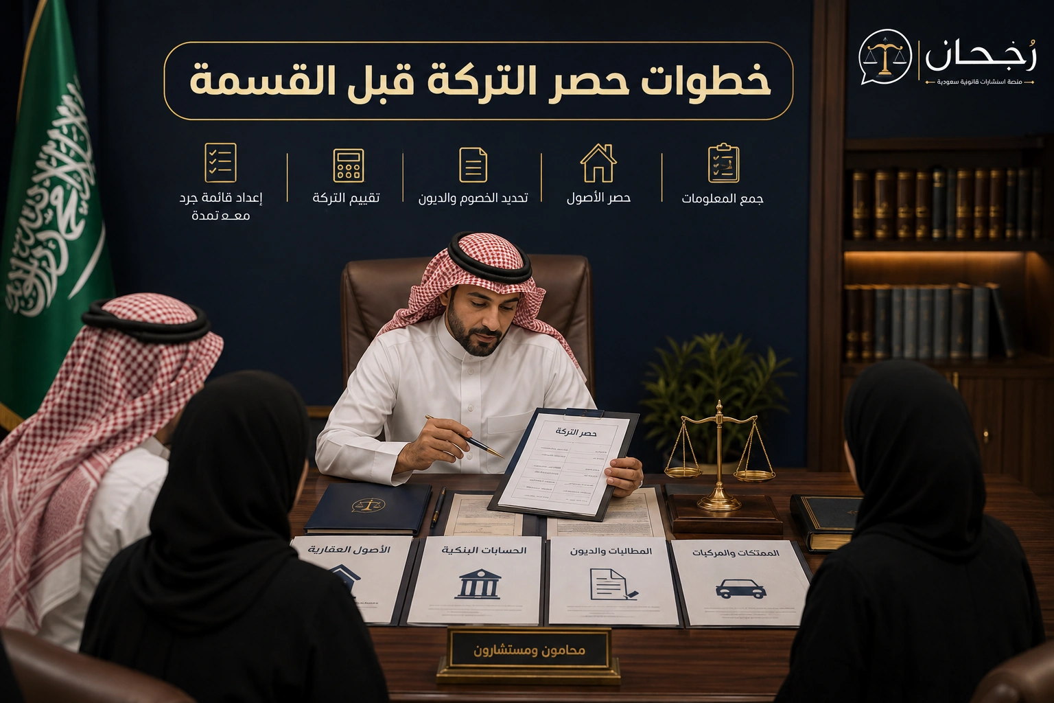 حصر التركة قبل تقسيم الميراث