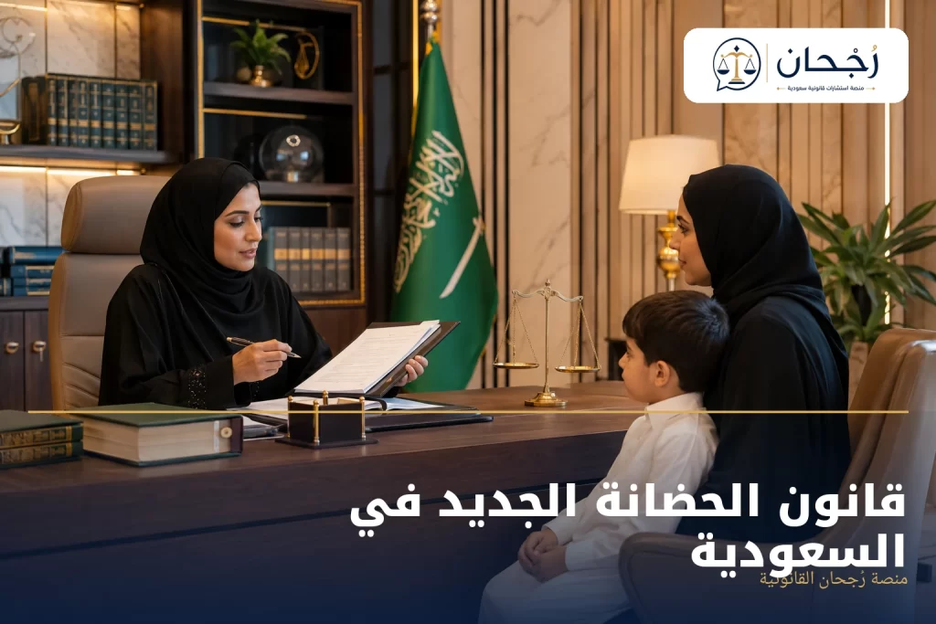 قانون الحضانة الجديد في السعودية - رُجحان للاستشارات القانونية