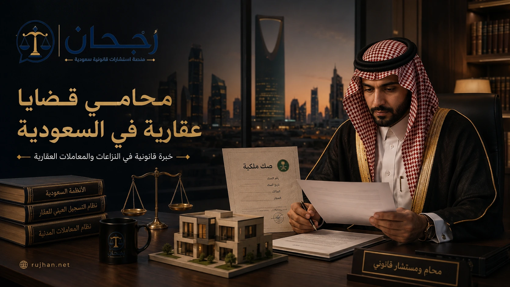 محامي قضايا عقارية في السعودية