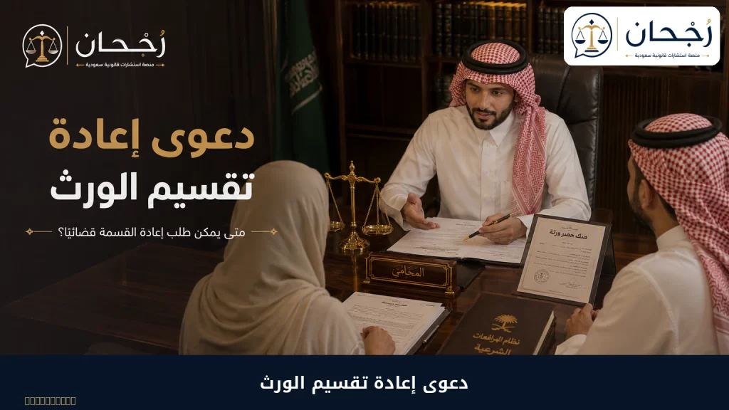 دعوى إعادة تقسيم الورث - رُجحان للاستشارات القانونية