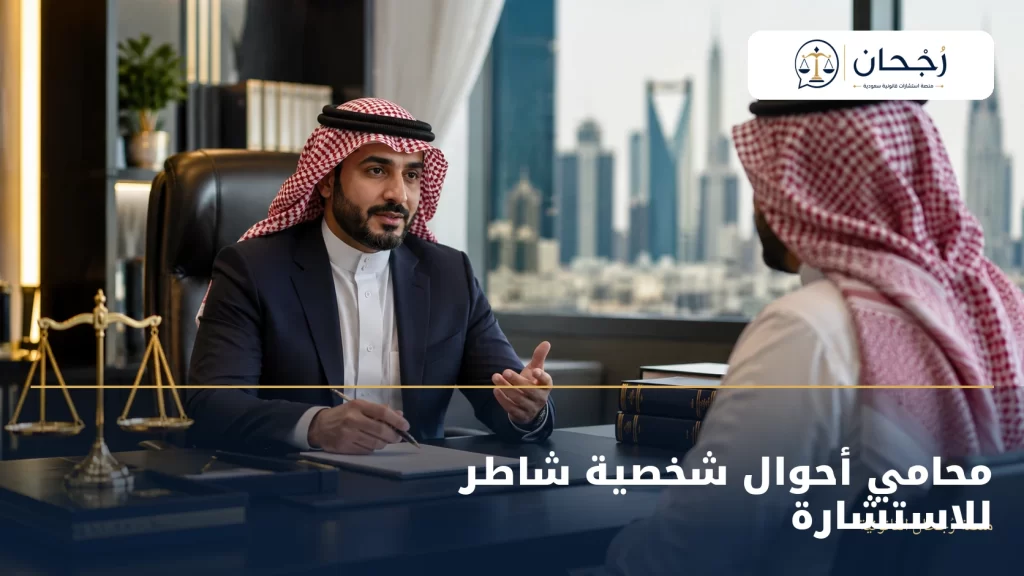 محامي احوال شخصية شاطر للاستشارة - رُجحان للاستشارات القانونية