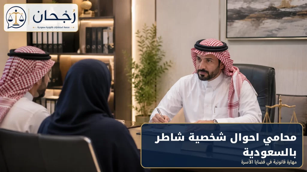 محامي احوال شخصية شاطر بالسعودية - رُجحان للاستشارات القانونية