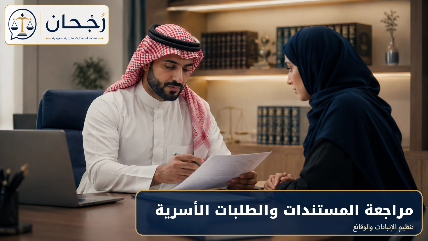 مراجعة المستندات والطلبات الأسرية