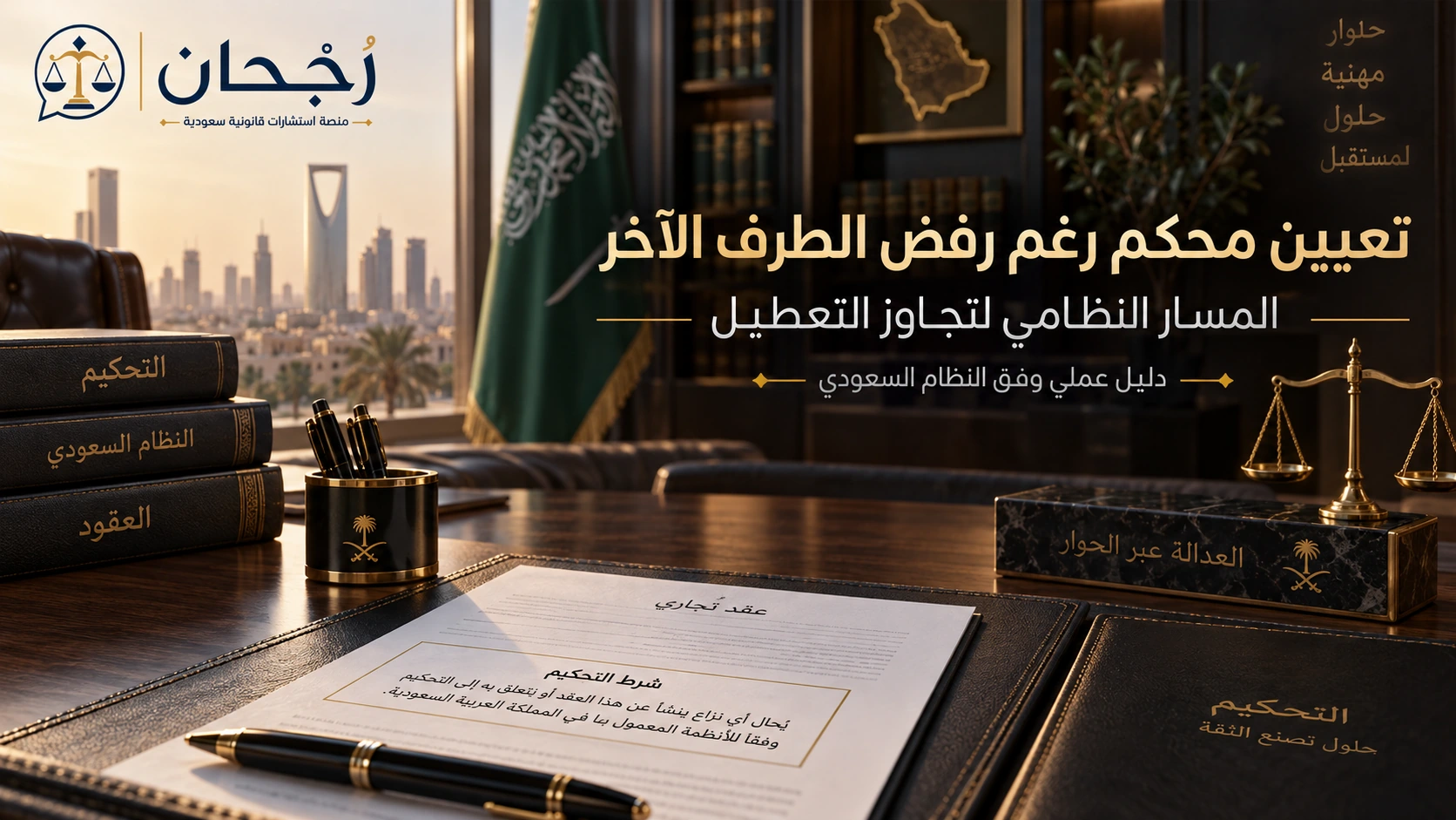 تعيين محكم رغم رفض الطرف الآخر في السعودية