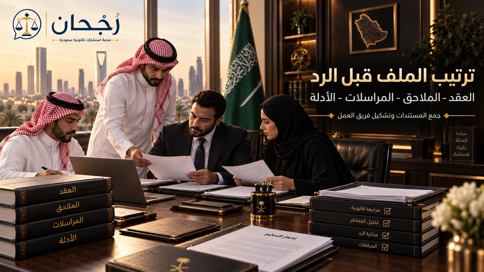 ترتيب ملف التحكيم قبل الرد
