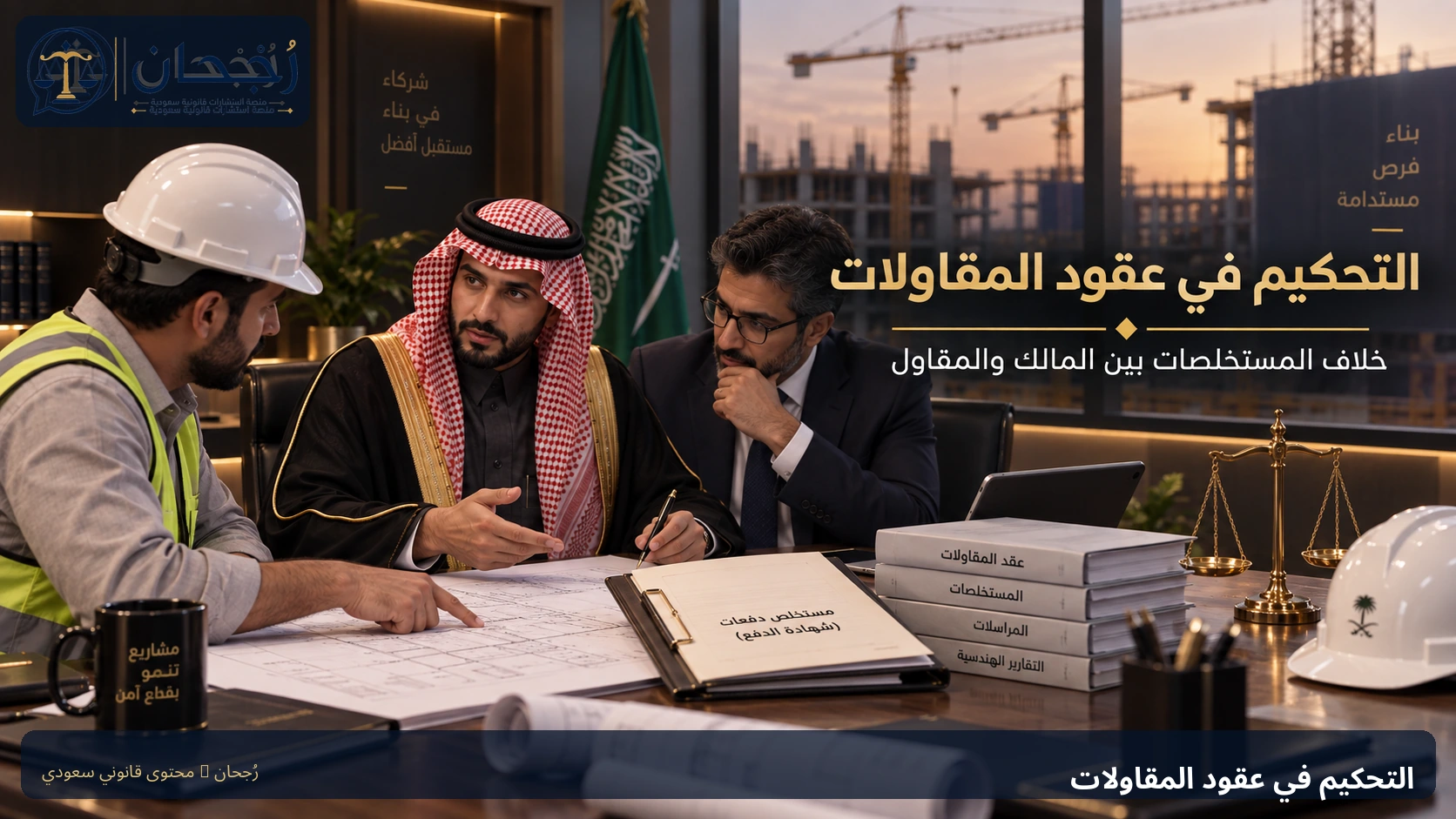 التحكيم في عقود المقاولات عند اختلاف الجهة المالكة والمقاول على المستخلصات