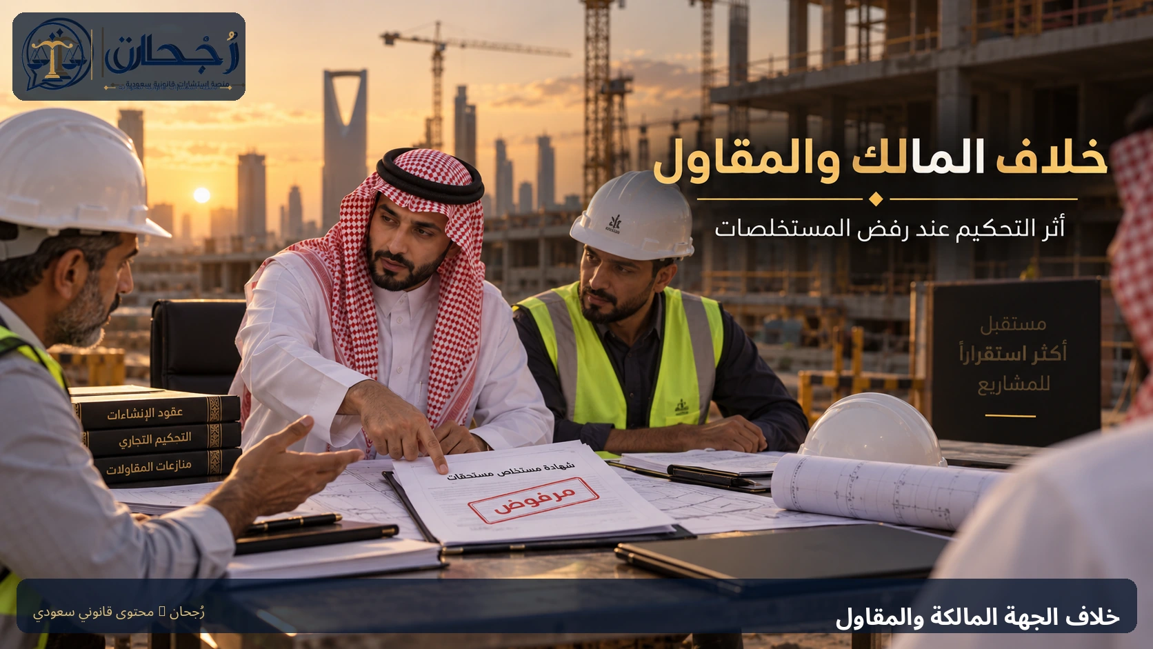 خلاف الجهة المالكة والمقاول على المستخلصات