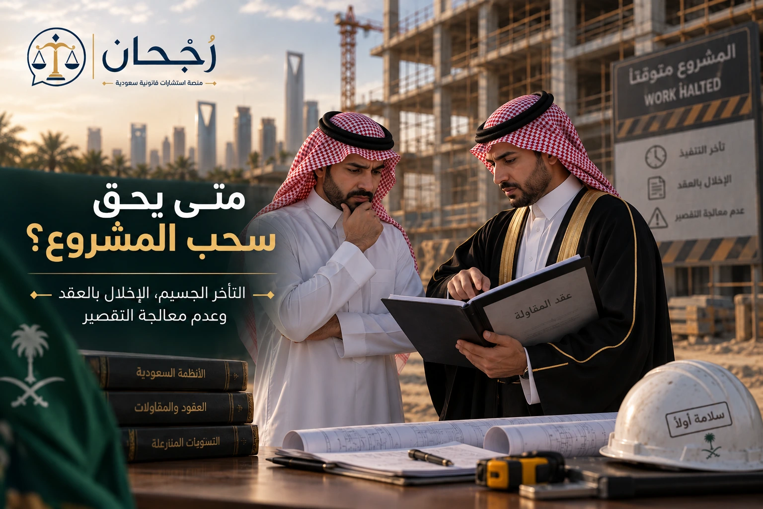 متى يحق سحب المشروع من المقاول