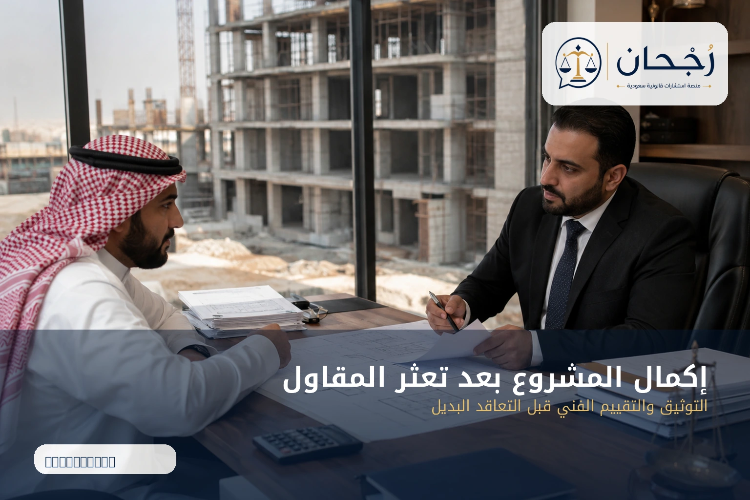 إكمال المشروع بعد تعثر المقاول