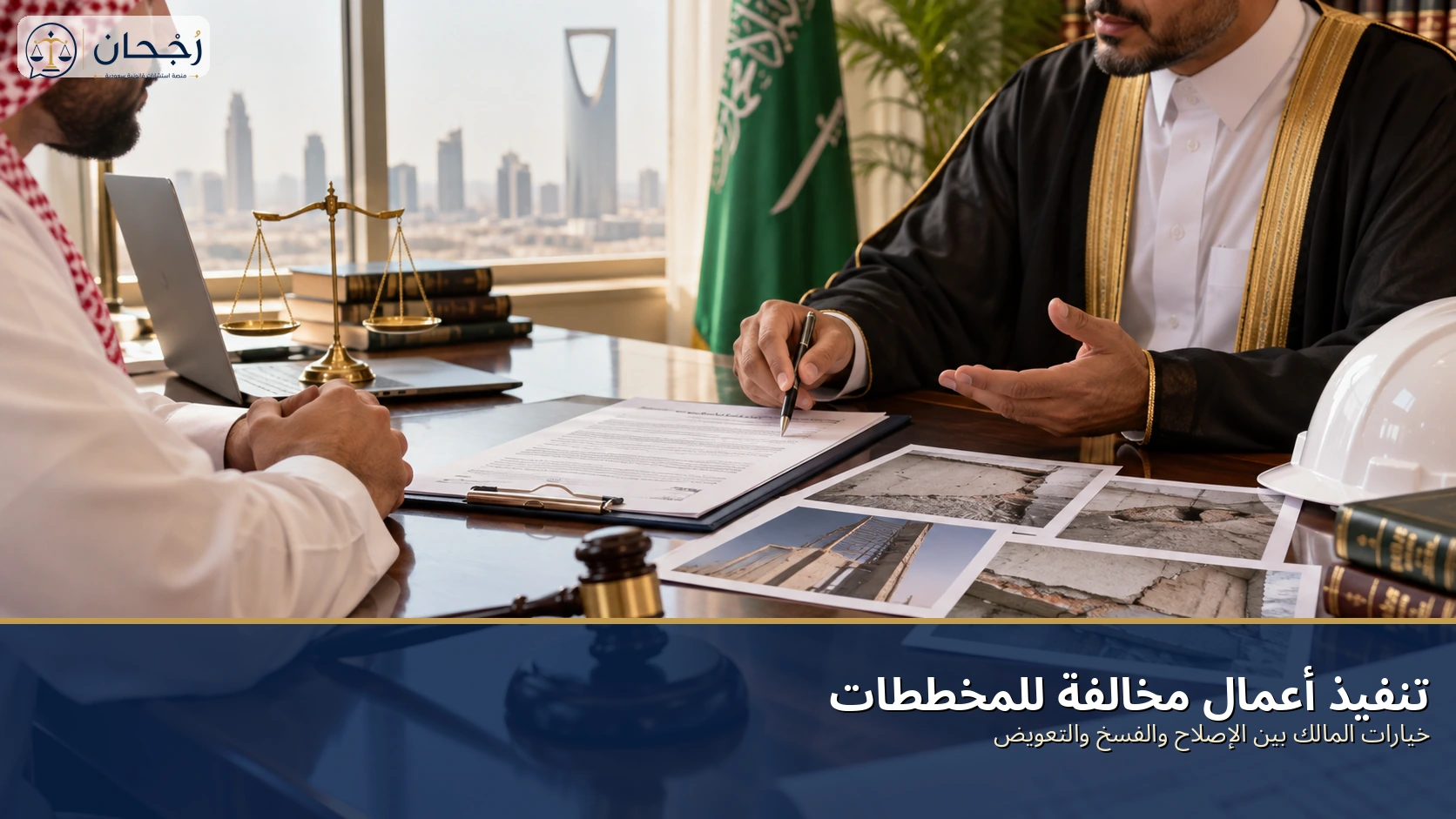 تنفيذ أعمال مخالفة للمخططات