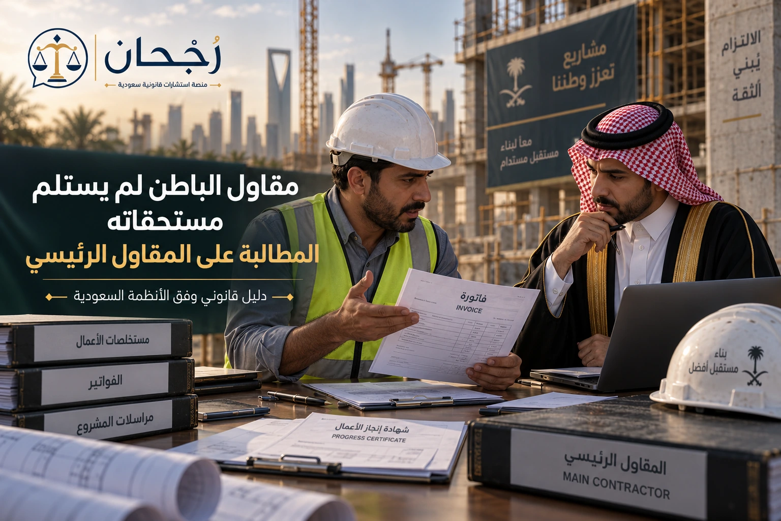 مطالبة مقاول الباطن بمستحقاته